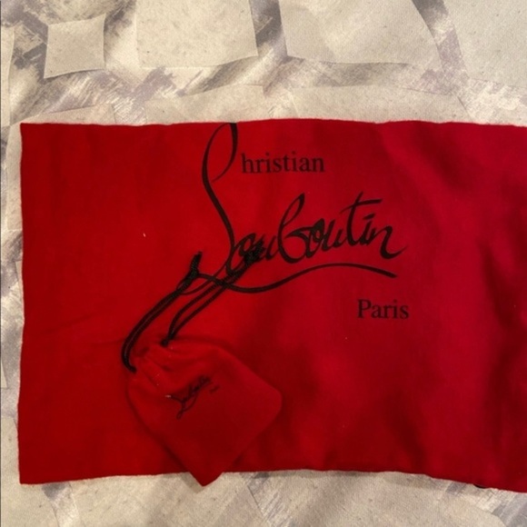 Christian Louboutin Peep Toe Slingback Heels-37.5 - Picture 8 of 9